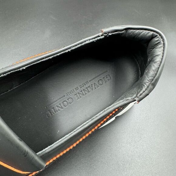 GIOVANNI CONTI Wingtip Leather Loafers - Picture 9 of 13